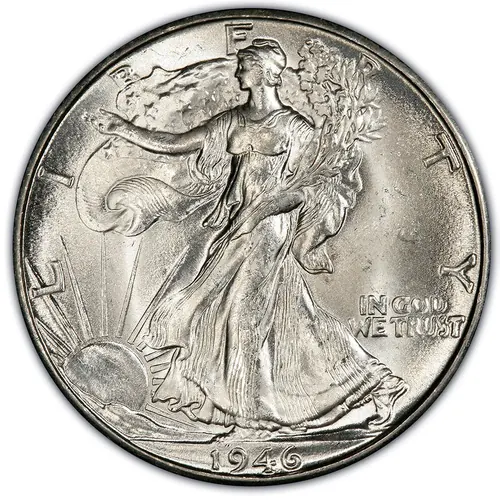 Walking Liberty Half Dollar silver coin